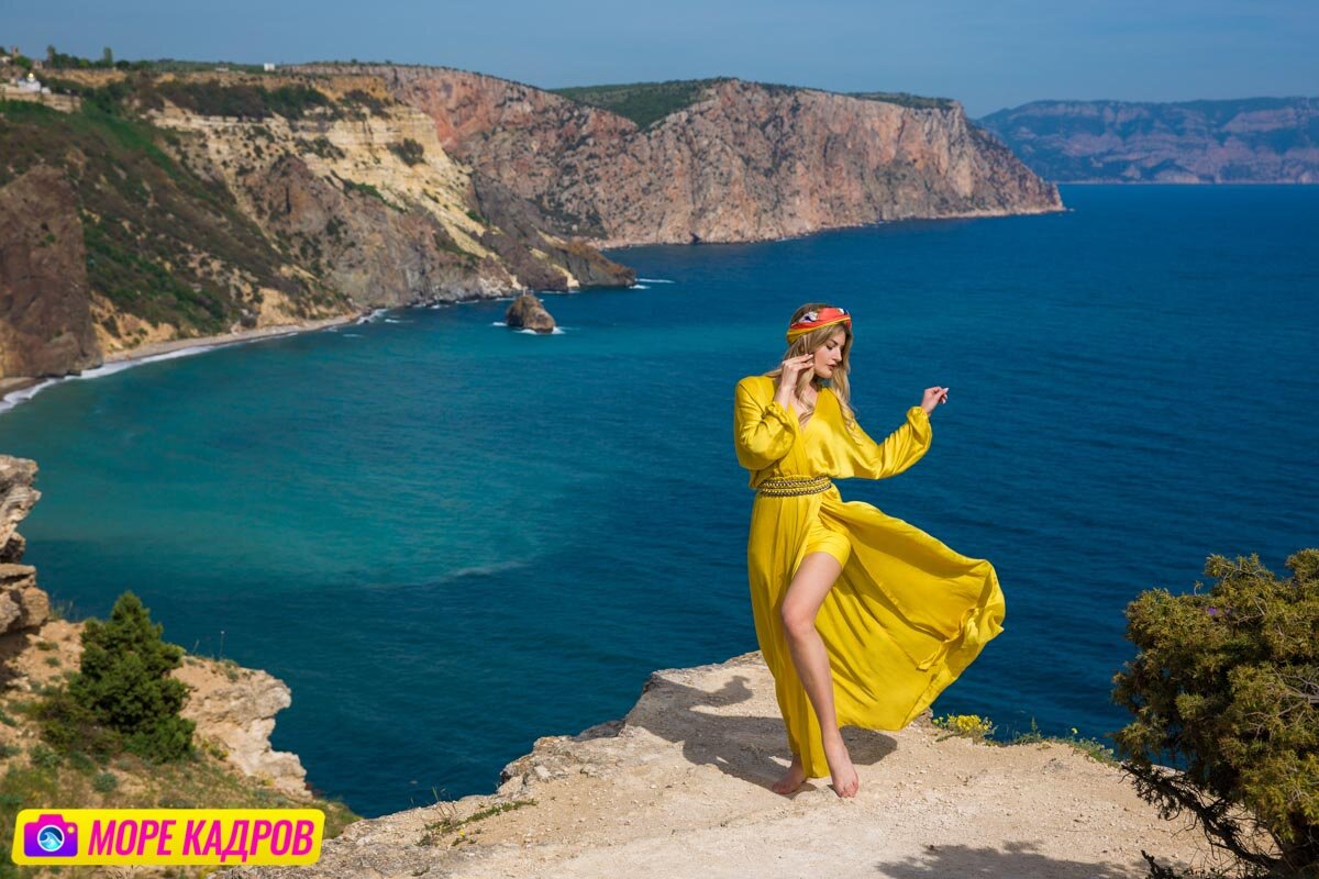 Фотосессия на мысе Фиолент. Севастополь, Крым.