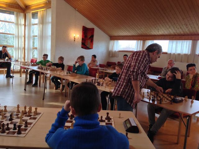 Во время игры. Сергей Каспаров