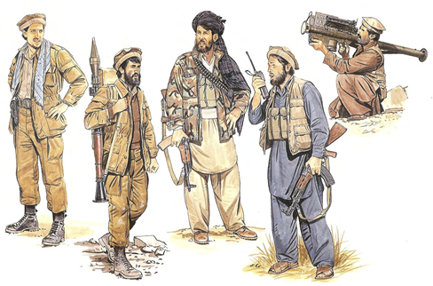 Вооружение и обмундирование душманов