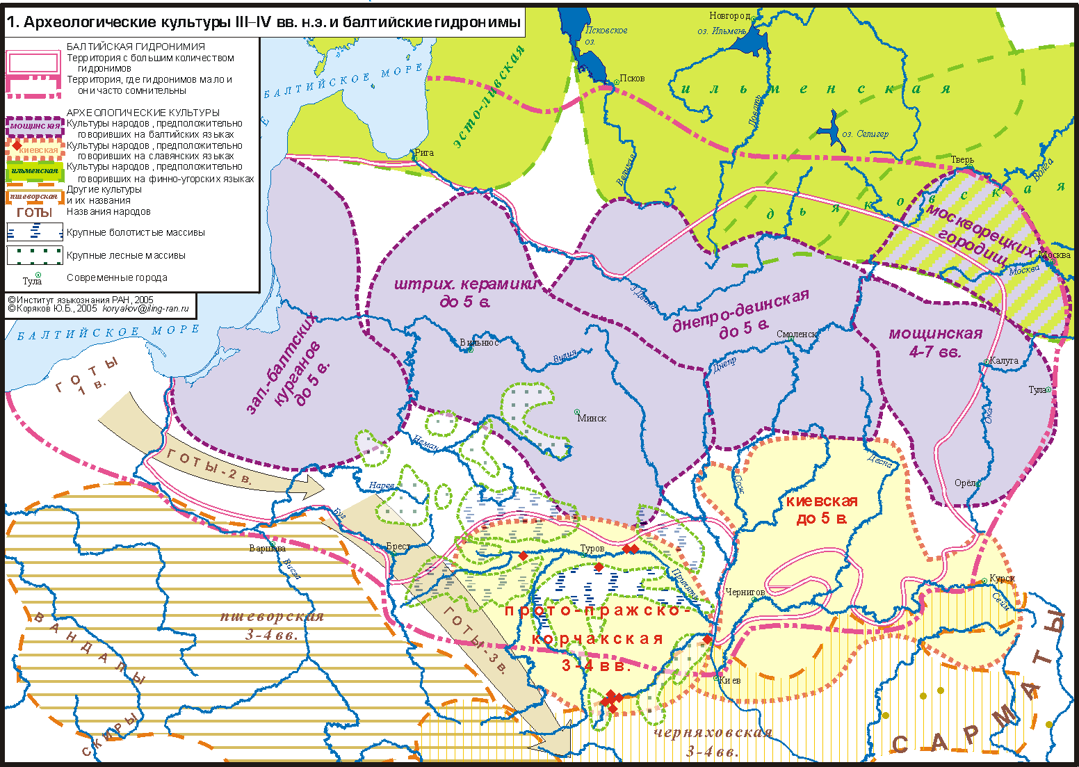 Карта европы 3 век