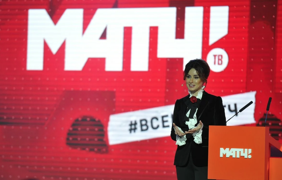 Генеральный продюсер "Матч ТВ" Тина Канделаки. Фото - "Матч ТВ".