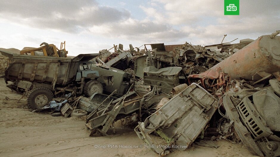 Списанные грузовики: в них слишком много радиации.