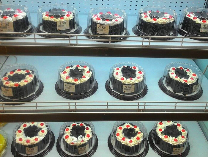 Так выглядят самые популярные торты, только в центре у них сыр