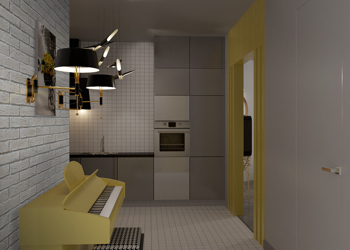 Солнечный цвет работает как свет