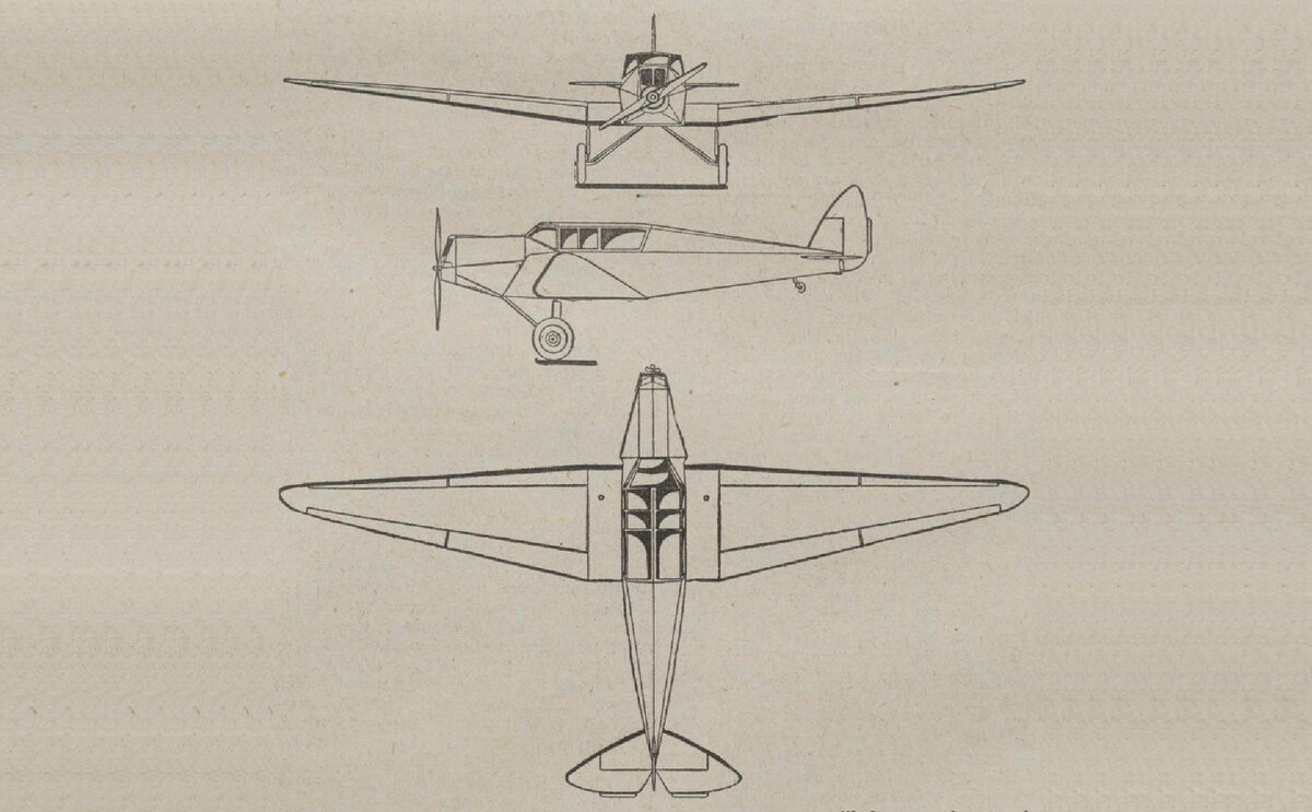 Bodiansky 20. Проекции. Фото: журнал Les Ailes, июль 1931 года