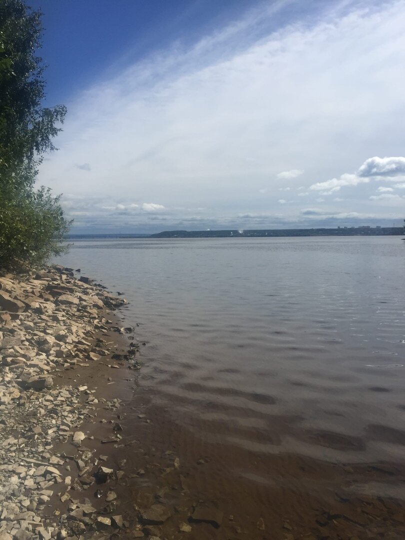 Фото автора.  Камский залив, устье реки Чусовой.