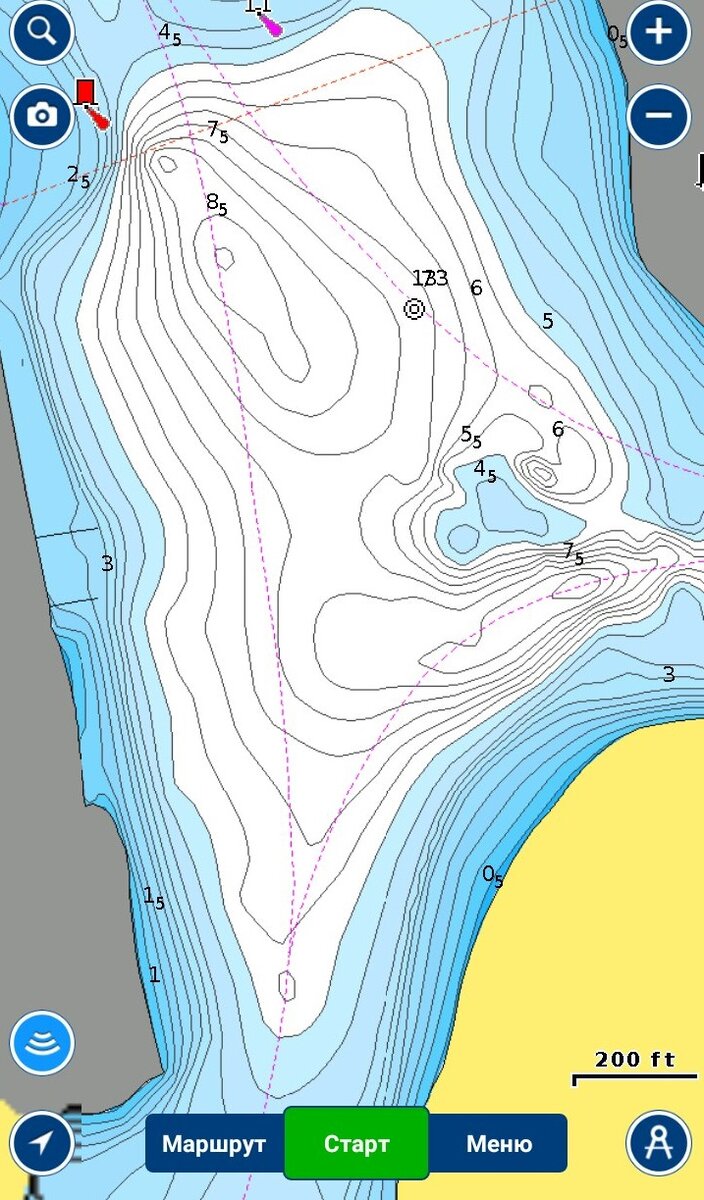 юнионикс карта глубин.