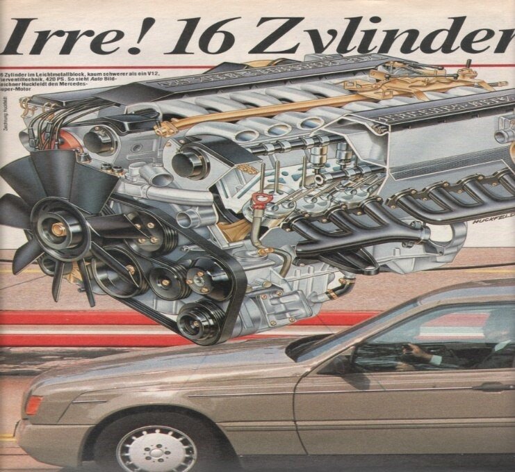 Изображение V16 в немецкой газете