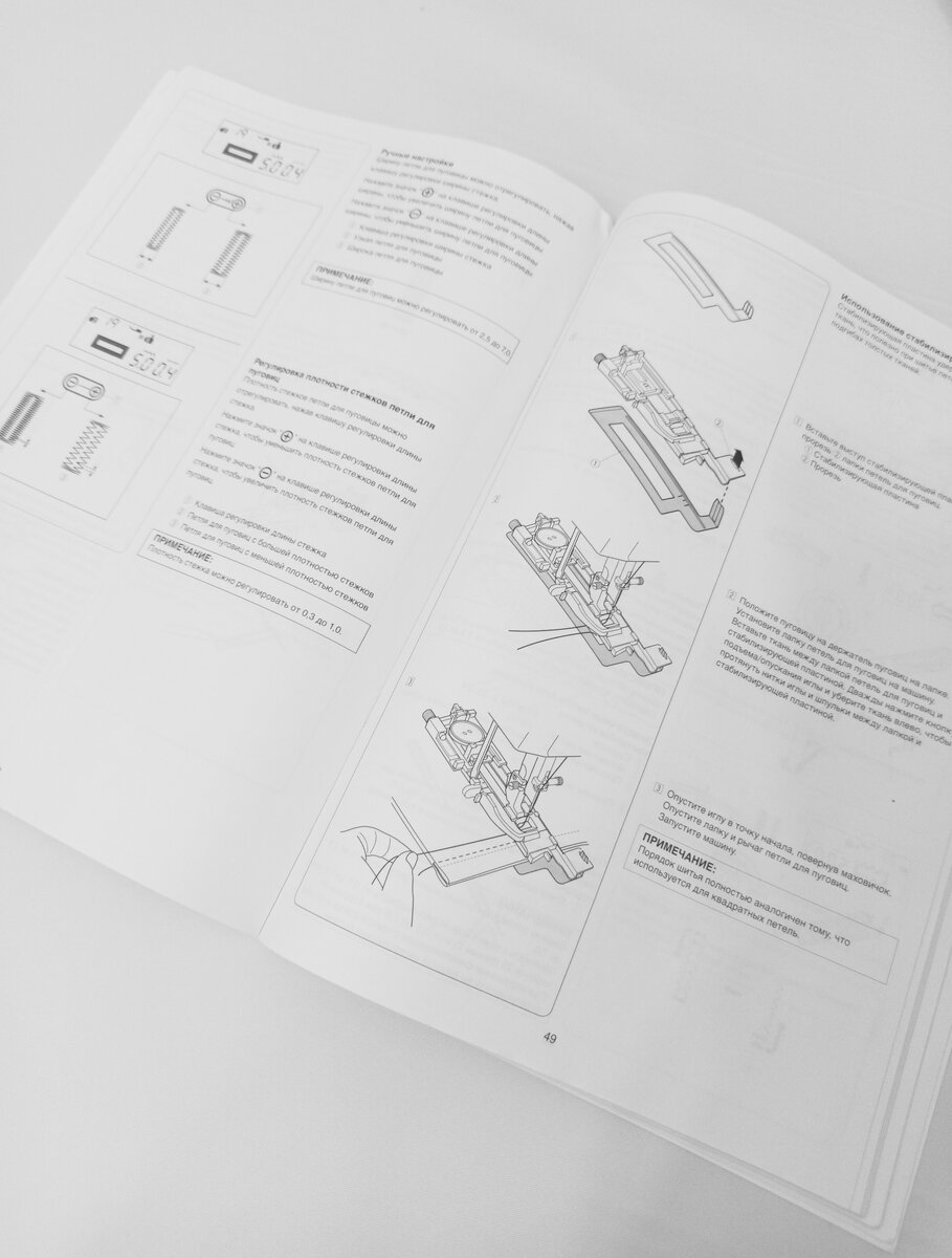 Важность инструкции к швейной машине. 