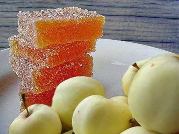 Яблочный мармелад вкусная Фруктовая сладость