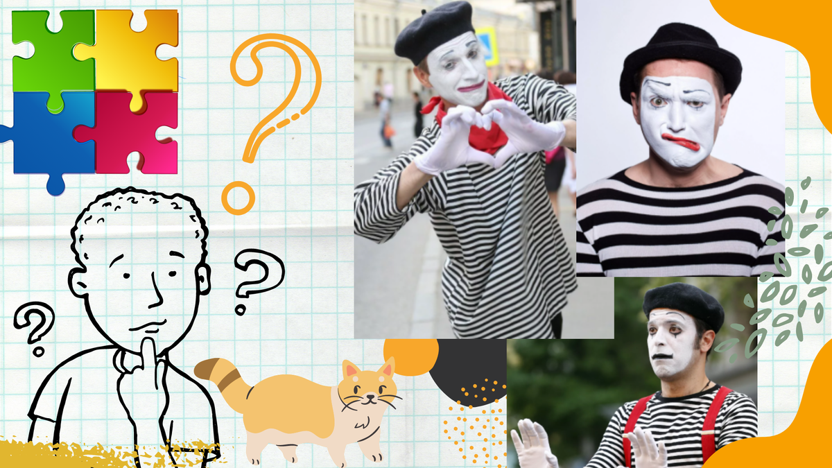 Это я беспереводным способом, с помощью пантомимы, объясняю немецкое слово "Кошка ( die Katze)"