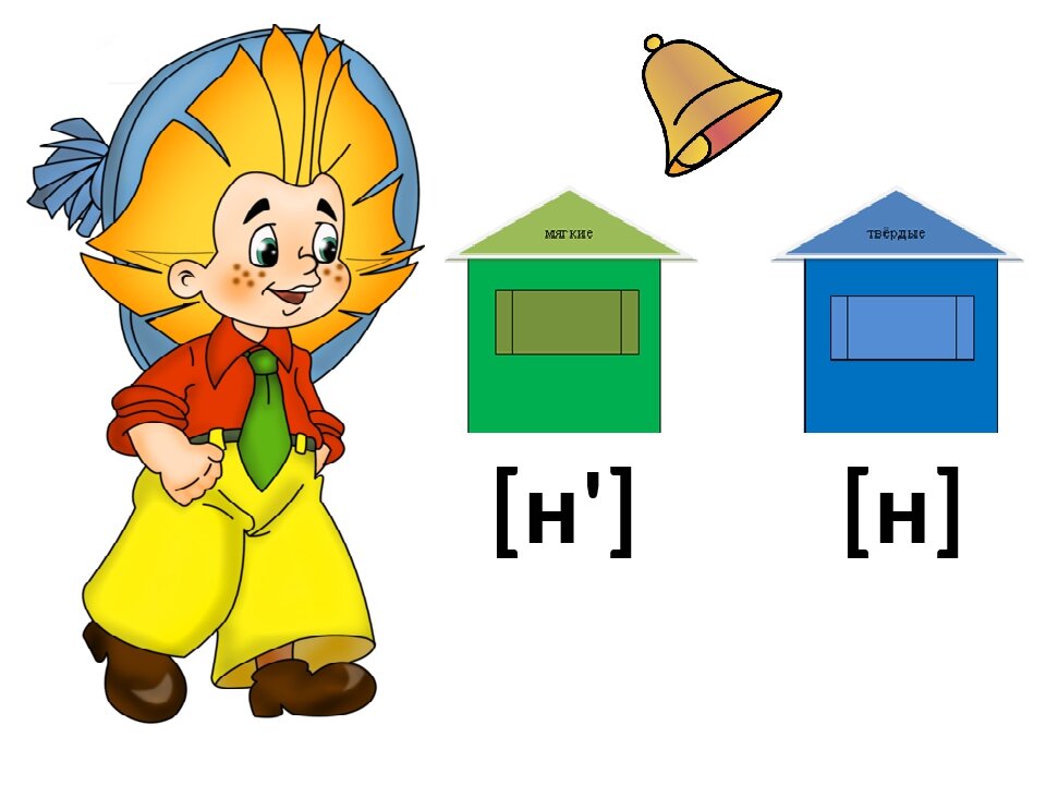 Слова со звуком н картинки для детей