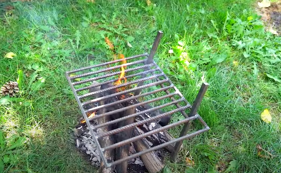 Максимально компактный и удобный и полностью АВТОНОМНЫЙ! Делаем сами, идеальный мангал для кемпинга