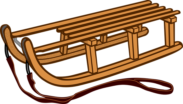 Санный спорт: история и нюансы. Картинка обычных саней с сайта: https://pixabay.com/ru/vectors/