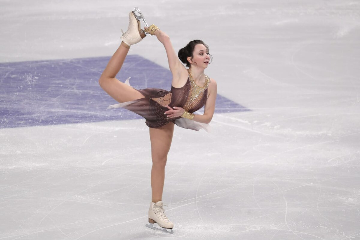 Елизавета Туктамышева на льду