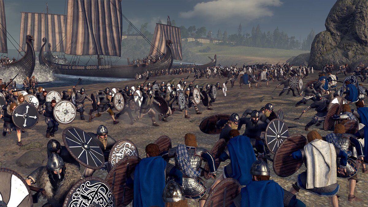 Total War Saga: Thrones of Britannia. Высадка войск на берегах Британии