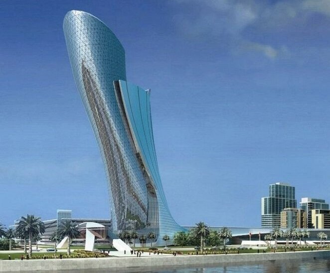 Capital Gate в Абу - Даби