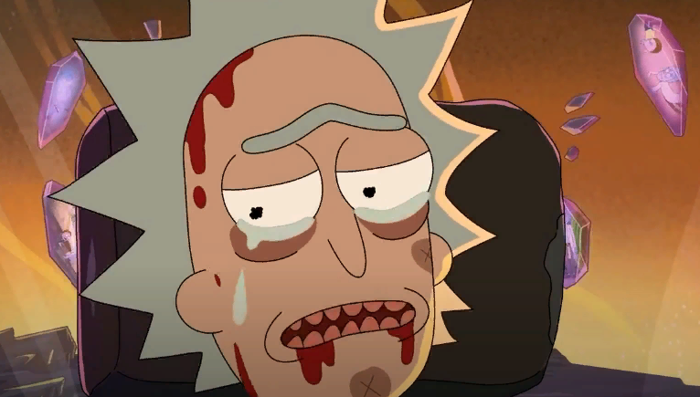 Кадр из мультсериала "Рик и Морти" 