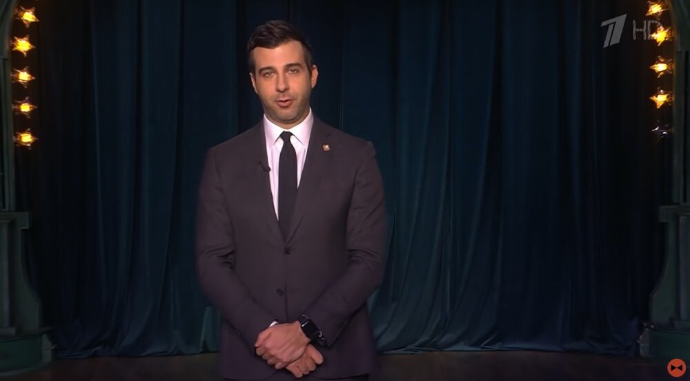 Кадр шоу «Вечерний Ургант»