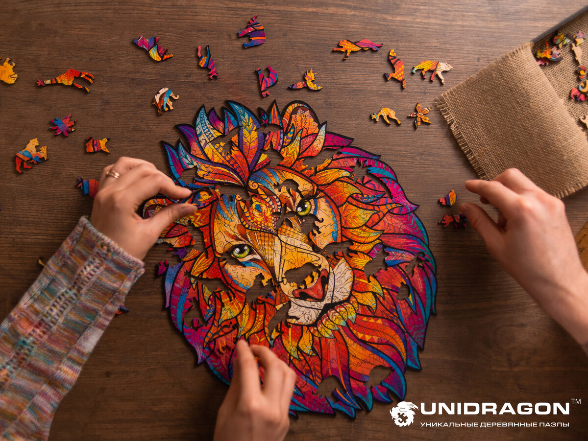 Серия «Животные» — классические пазлы Unidragon. Фото: Unidragon