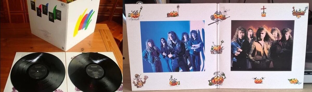 Helloween «Chameleon», 1993 г., внешняя и внутренняя стороны конверта альбома