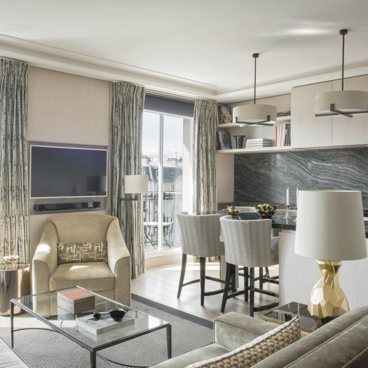 Современный стиль дизайна интерьера. Фото 1.