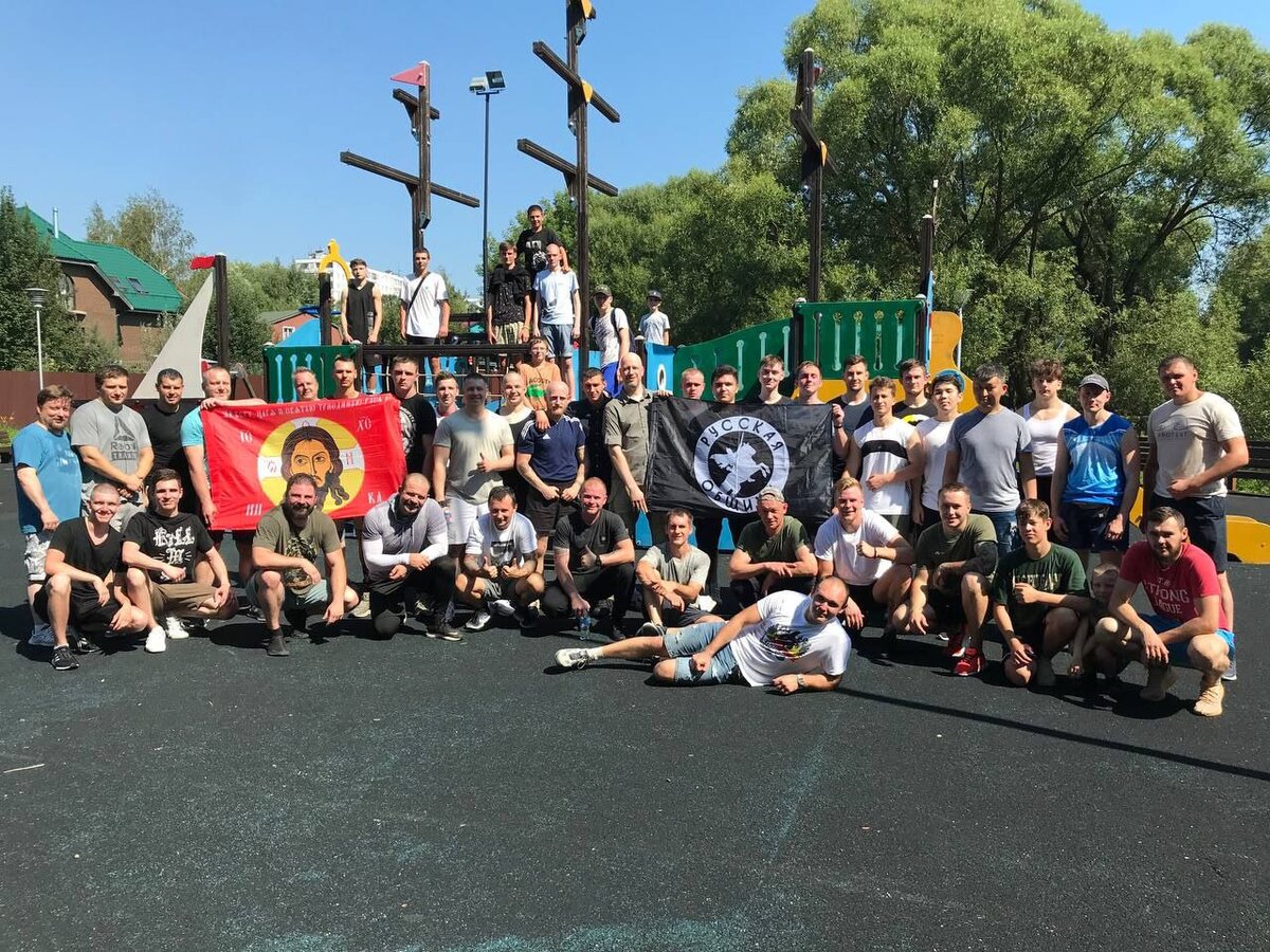 Москва. Спортивная тренировка в Марушкино