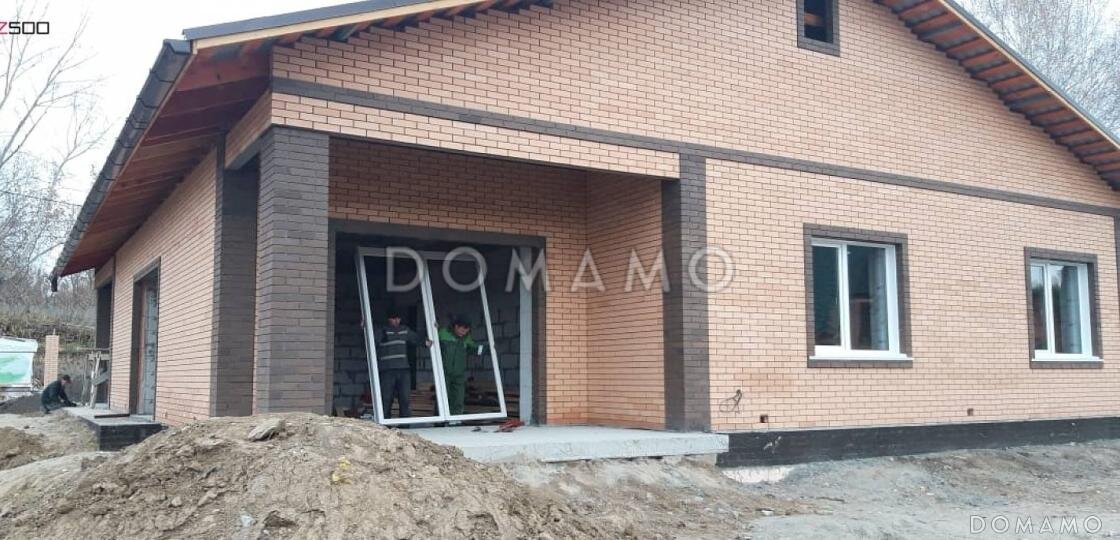 Фото стройки - дом со стороны террасы