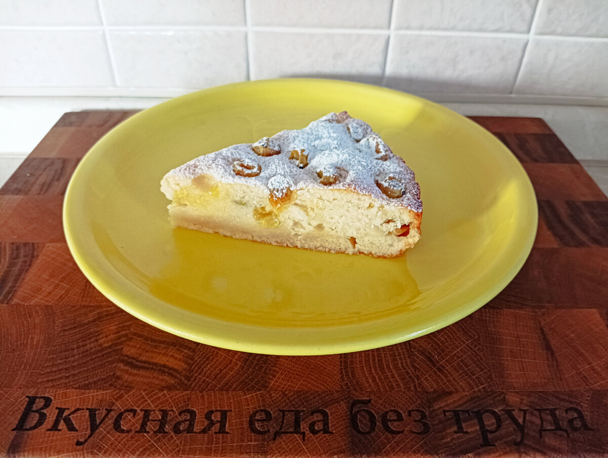 Шоколадно-банановый пирог