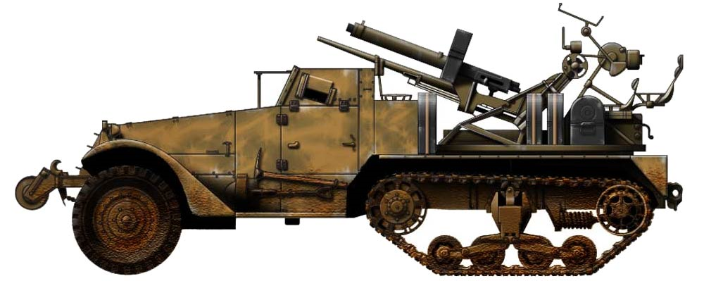 Combination Gun Motor Carriage T28E1.