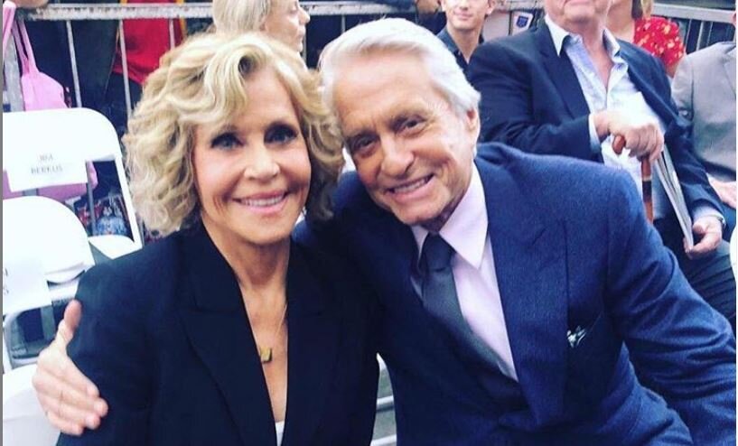 Instagram JaneFonda: Джейн Фонда с Майклом Дугласом