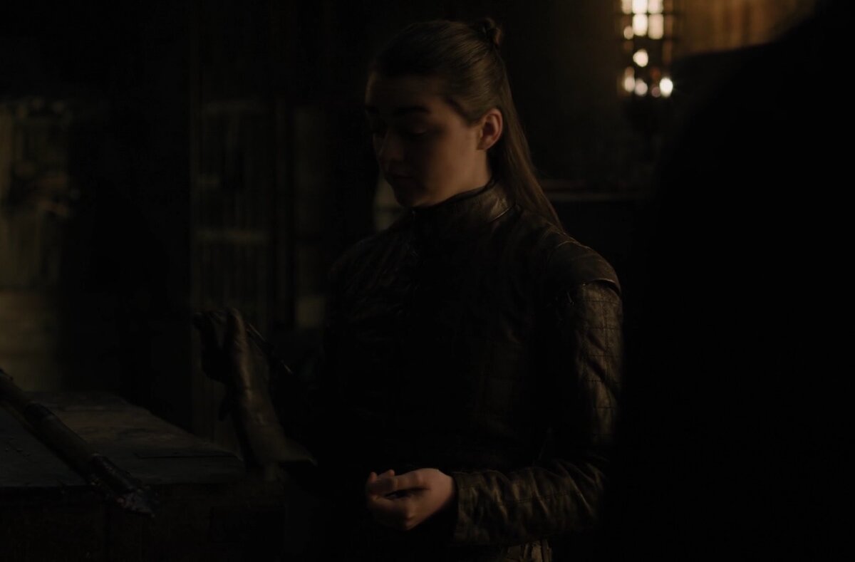 Арья Старк знает, как загнать в тупик своего собеседника. 