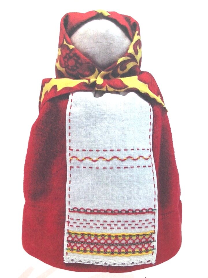 Текстильная кукла из капрона. Грелка на чайник. Мастер-класс с пошаговыми фото