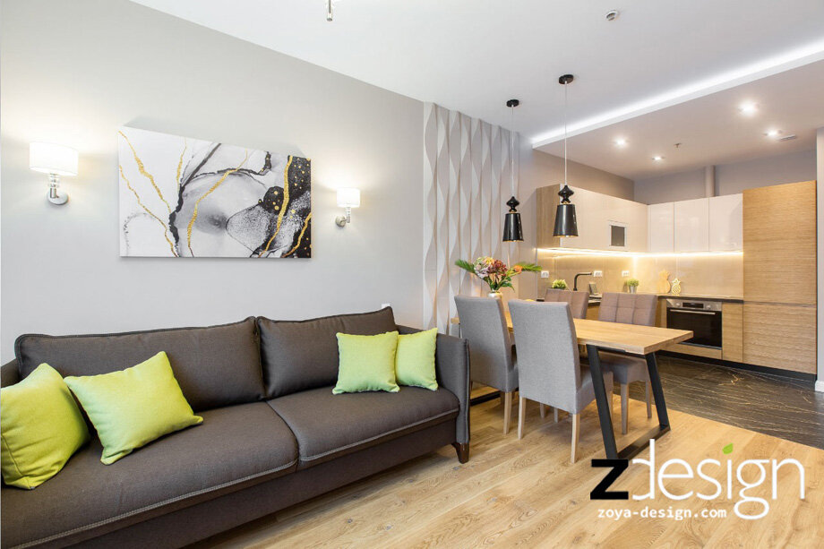 Есть мнение, что стиль LOFT в интерьере – это выбор свободной молодежи, не обремененной семьей, для которой важны лишь современные тенденции. «Белфан» не согласен с таким узким суждением, и каждый новый проект с нашими лофтовыми коллекциями успешно доказывает другое.
Мебель в стиле LOFT востребована людьми всех возрастов и отвечает основным требованиям к домашнему интерьеру: сохранить просторность, внести эргономичность, быть функциональной, практичной и долговечной. 
Рассмотрим на «живом» примере – реализованном проекте наших партнеров дизайн-бюро ZDesign – как это воплощается в действительности.