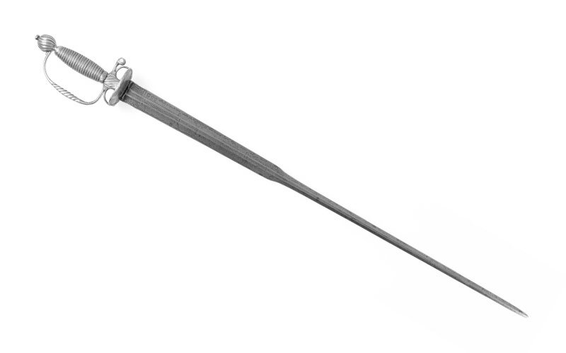 Колишемард, Голландия или Германия между 1770 - 1780 гг. Длина 96,7 см, длина клинка 79,4 см, ширина клинка 3,7 см, вес 638 г. Из Waffensalung Carl Beck.