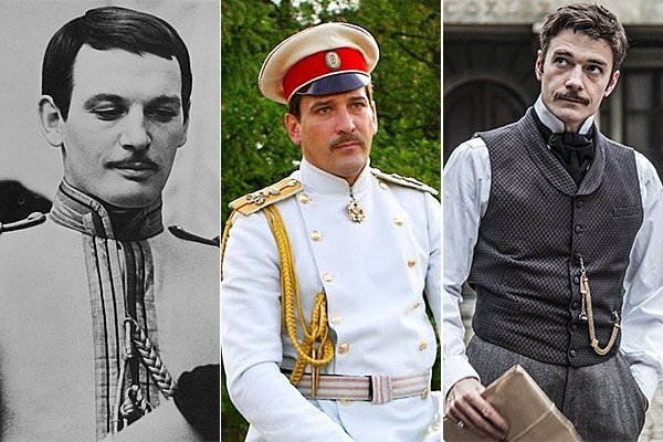 Фотоколлаж из исполнителей роли Вронского