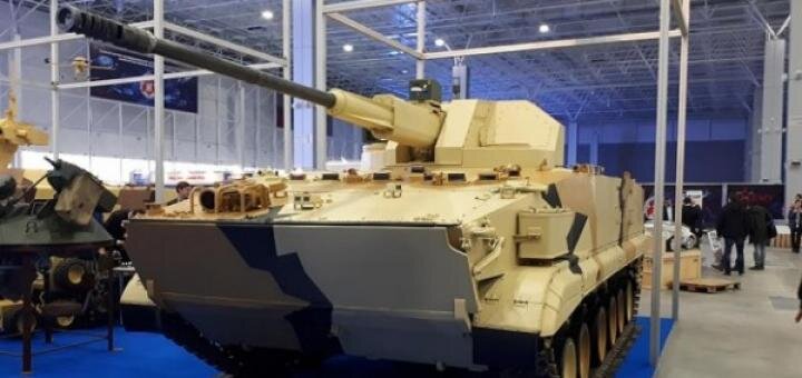 БМП-3 с БМ АУ-220М, картинка с сайта gunm.ru