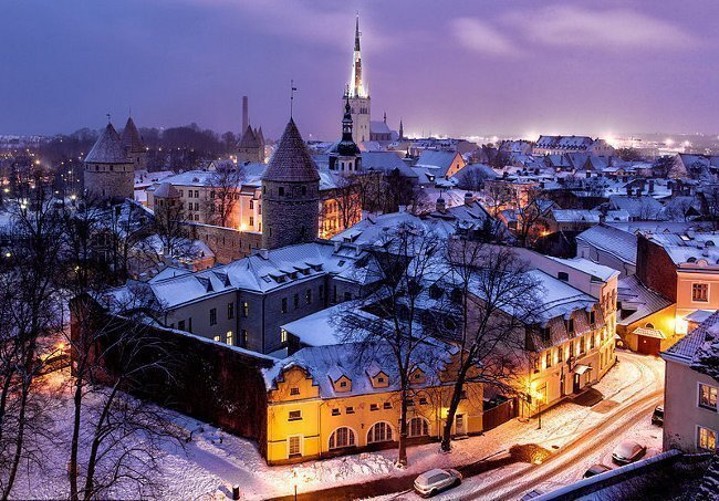 Таллин зимой. Автор фото: © Mb-world, commons.wikimedia.org