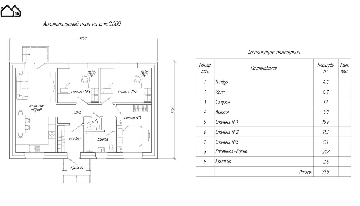 проект z10 одноэтажный планировка. проект дома 3 спальни и кухня гостиная. проекты одноэтажных домов с тремя спальнями. планировка одноэтажных домов 11 на 11 с тремя спальнями. м с 3 спальнями.