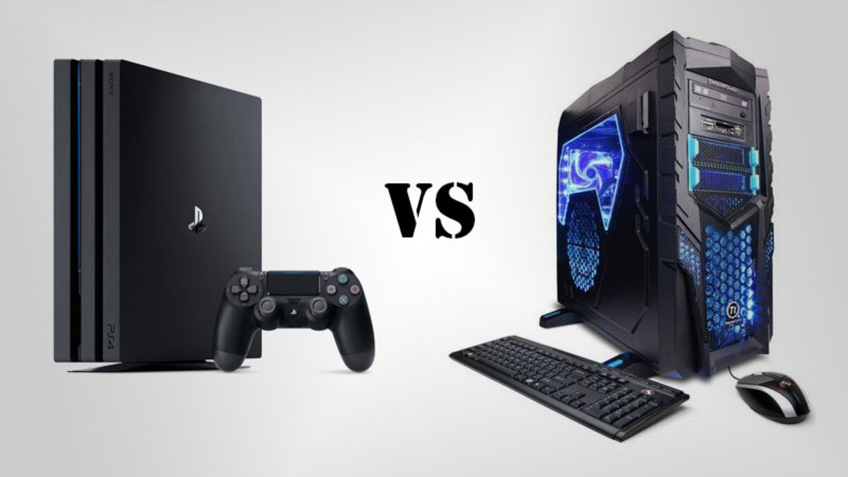 Где есть пк. PLAYSTATION 5 vs PC. Консоли и ПК. ПК против консолей. PLAYSTATION 4 для компьютера.