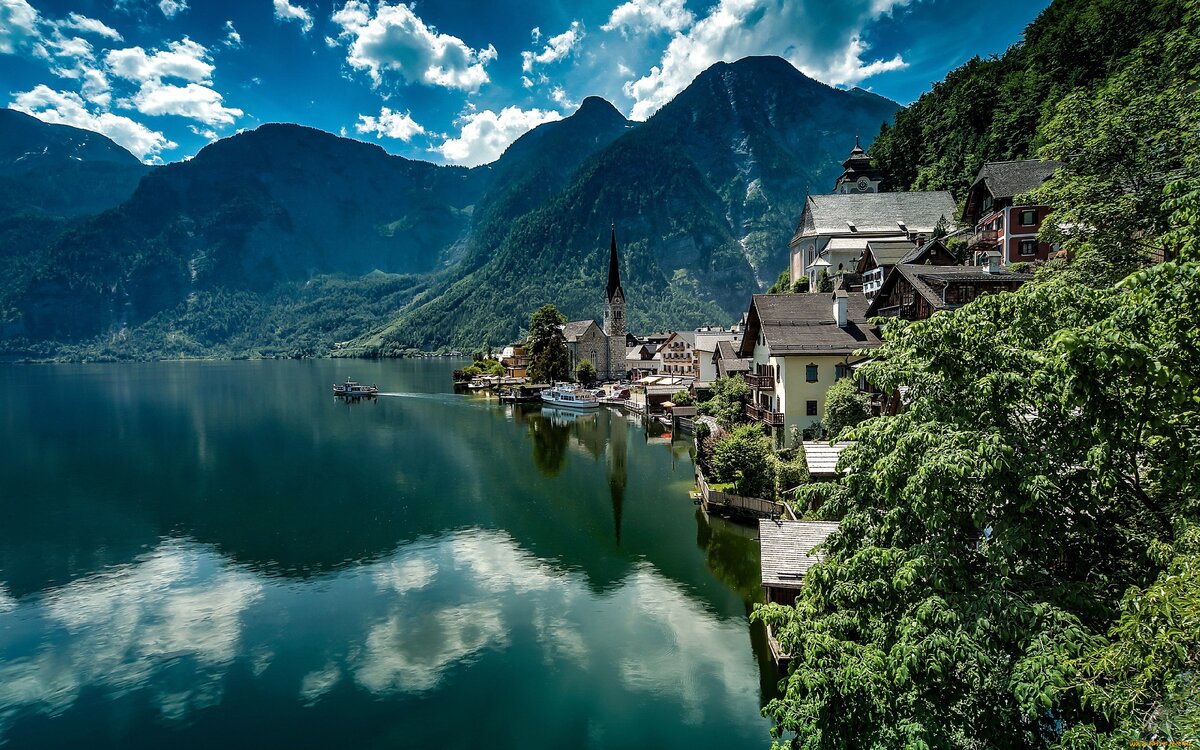 Озеро, Австрия, Hallstatt