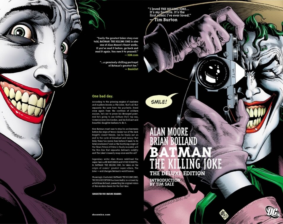 Обложка выпуска комикса "Убийственная шутка"