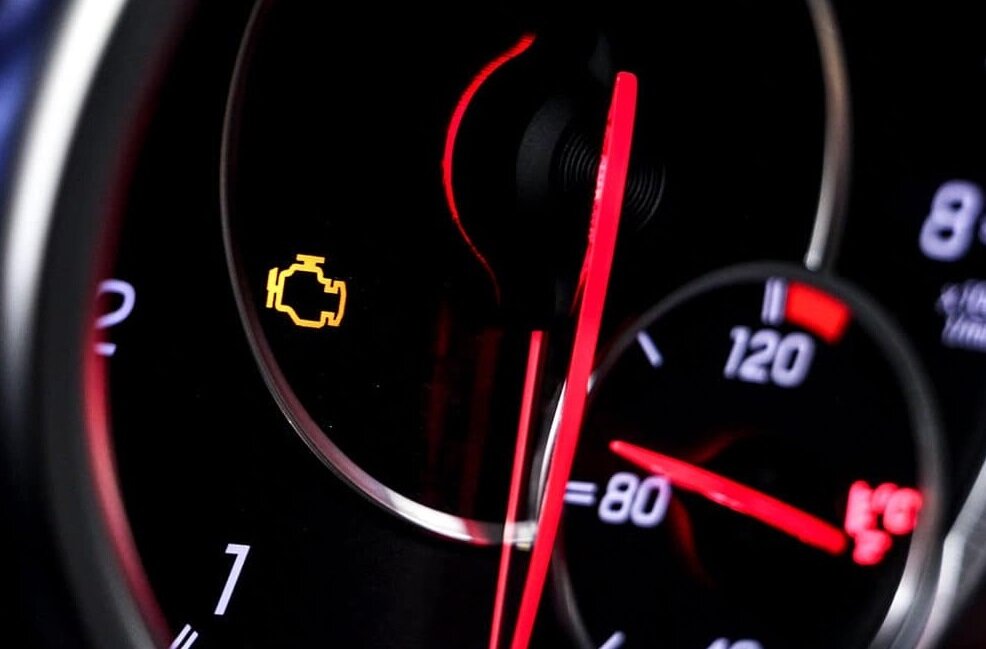 Сигнализация о неисправности. Остановите движение