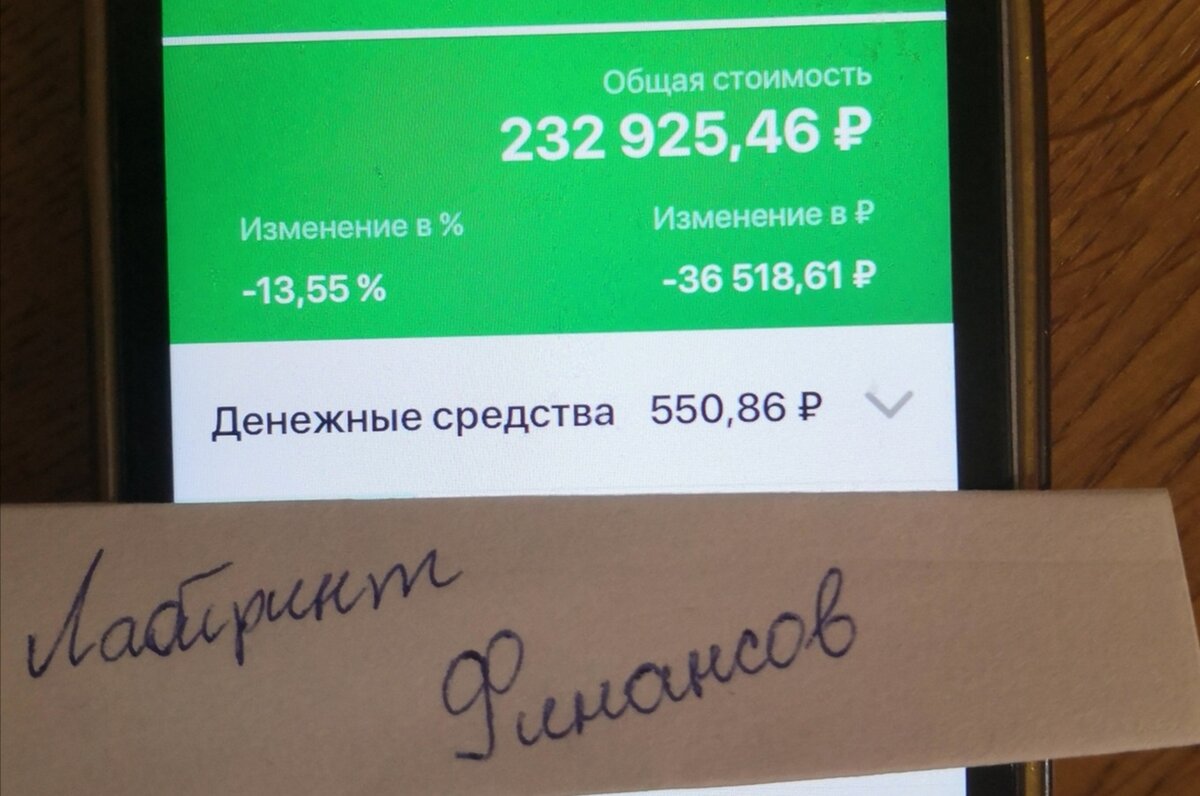 Мой инвестиционный счет 