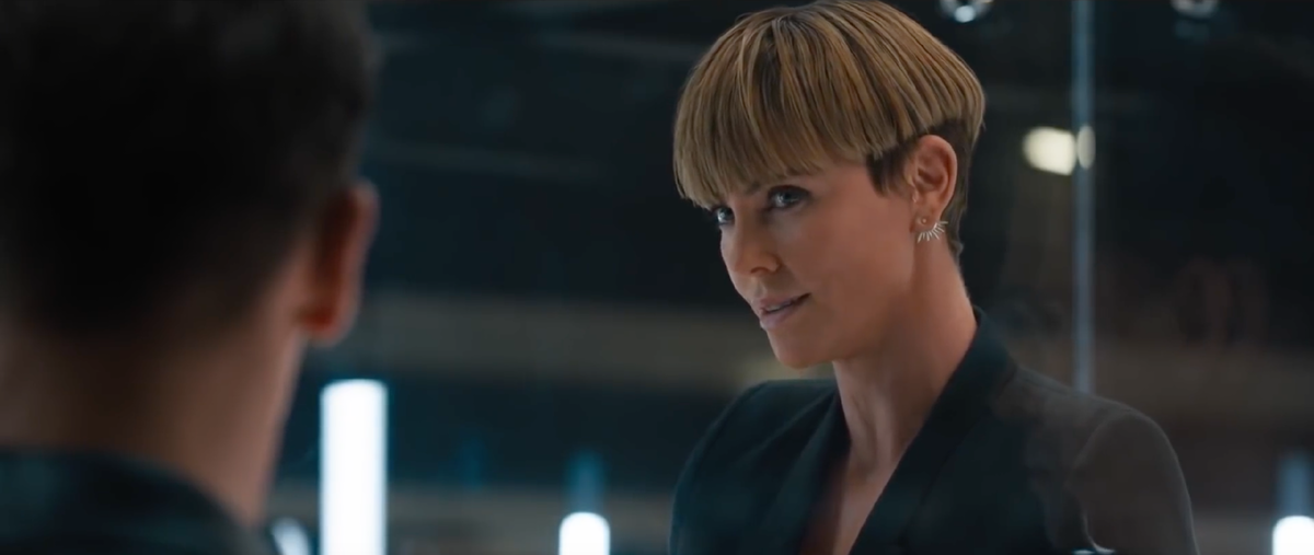 Шарлиз Терон в фильме "Форсаж 9".