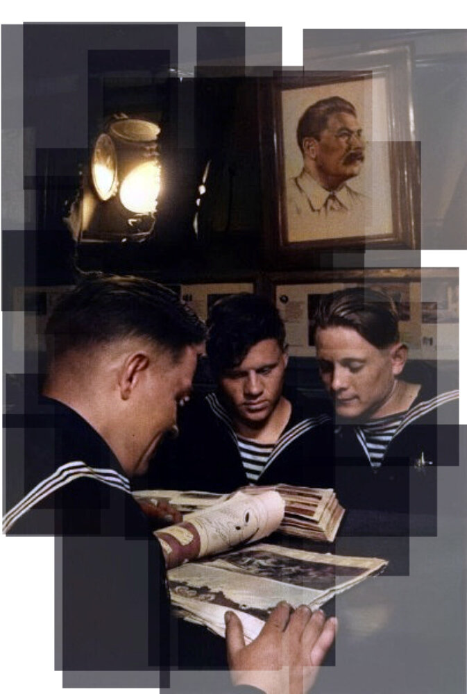 Авторское название — «В Ленинской каюте». 1943 г. Автор: Роберт Диамент. Фотография использована в качестве иллюстрации. 