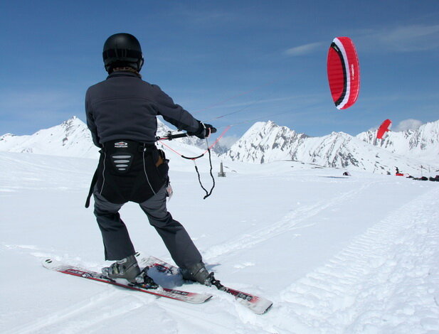 Как называется спорт на лыжах с парашютом. —Где вы обычно летаете?Снаряжение для кайтинга: выбираем стафф