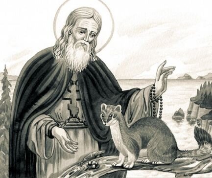 Преподобный Герман Аляскинский. Иллюстрация из открытых источников