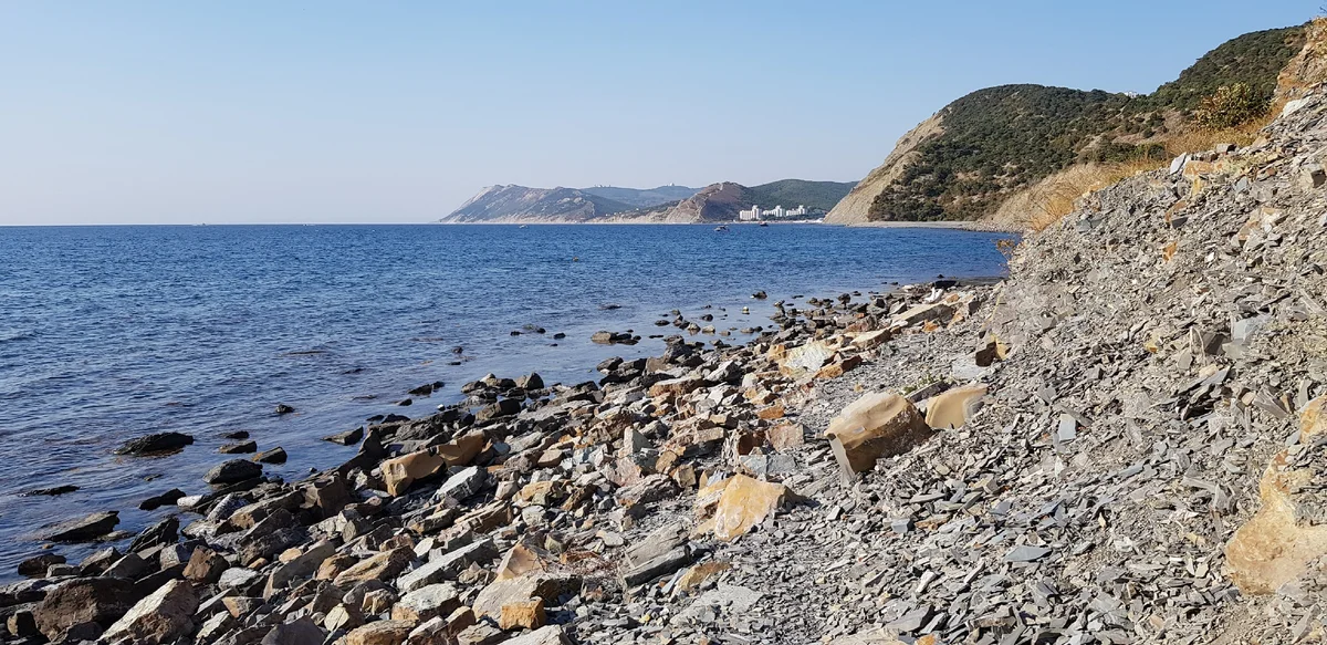Пляж в поселке Сукко, Анапа, Черное море