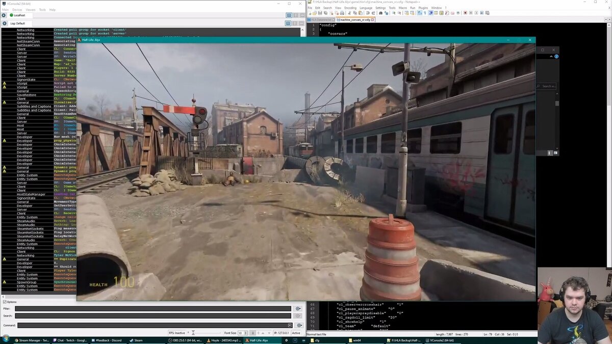 Новый шутер Half-Life: Alyx от компании Valve, созданный специально для VR-гарнитуры, смогли запустить с клавиатурой и мышью через три дня после выхода игры. 
Несмотря на то, что сама Valve не добавила в игру поддержку клавиатуры и мыши, уже нашелся способ, как играть в Half-Life: Alyx при помощи этих устройств.  основатель Valve News Network Тайлер МакВикер (Tyler McVicker) выложил видеоролик, на котором он показал, как играет в новый шутер Valve при помощи мыши и клавиатуры. МакВикер обнаружил в игре несколько консольных команд, которые позволяют играть в Half-Life: Alyx без гарнитуры для виртуальной реальности. Кроме того, ему также удалось включить управление мышью и клавиатурой, которые, очевидно, работают без каких-либо серьезных проблем.